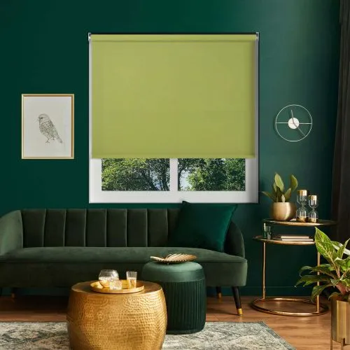 Origin Vine Green Cordless Roller Blind