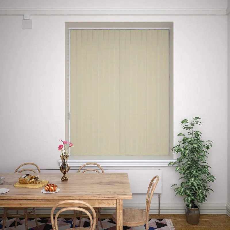 Kensington Plain Made To Measure Vertical Blind Beige