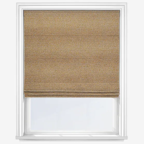 Boucle Dash Sunshine Yellow Roman Blind
