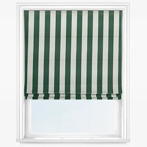 Portland Racing Green Roman Blind