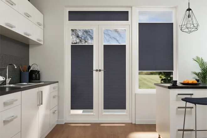 Precision Navy - Perfect Fit Pleated Blind