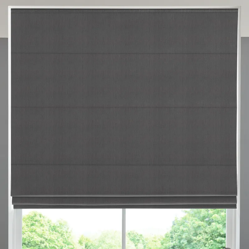 Lavery Made To Measure Roman Blind Charcoal
