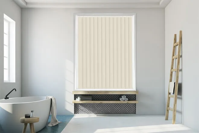 Nicole Butter - Waterproof Blackout Vertical Blind