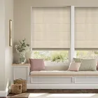 Devon Stripe Sand Roman Blind