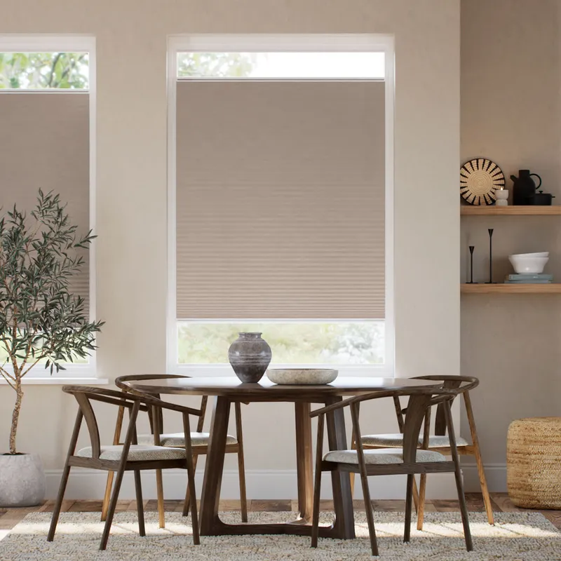 Stick On Duoshade Mushroom Thermal Blind