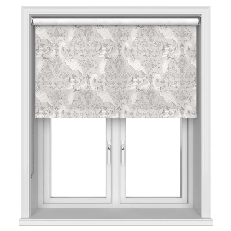 Laura Ashley Tregaron Silver Blinds Uk