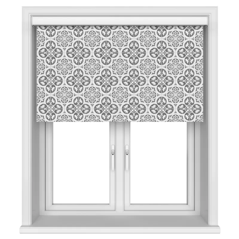 Mosaic Monochrome Blackout Cassette Motorised