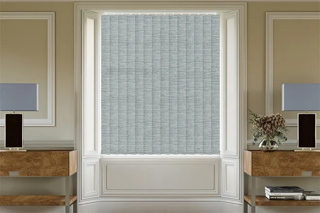 Luxe Grey - Textured Vertical Blind