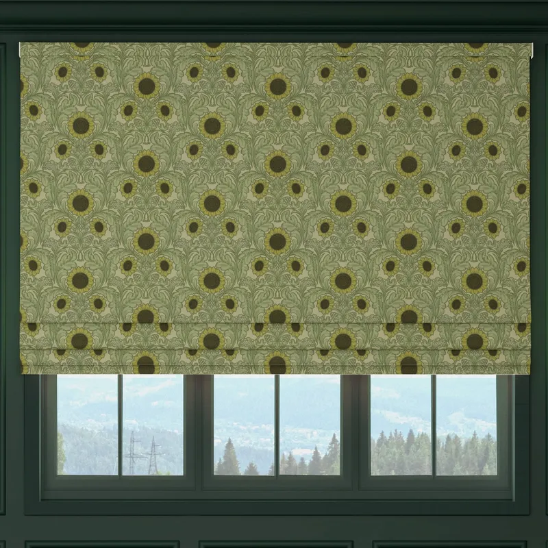 House Llewelyn-bowen Sunny Side Up Printed Made To Measure Roman Blind Ivy