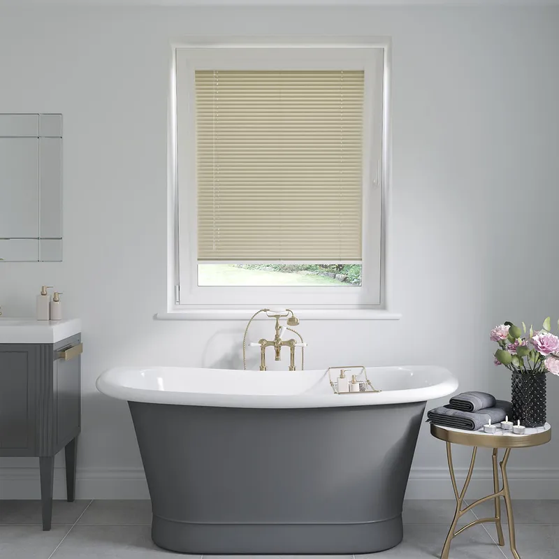 Perfect Fit Cream Vanilla Burst Venetian Blinds 25mm