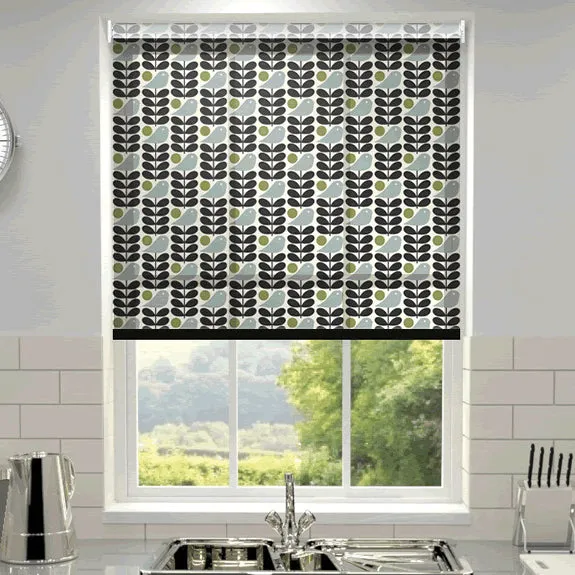 Orla Kiely Early Bird Made To Measure Roller Blind Granite