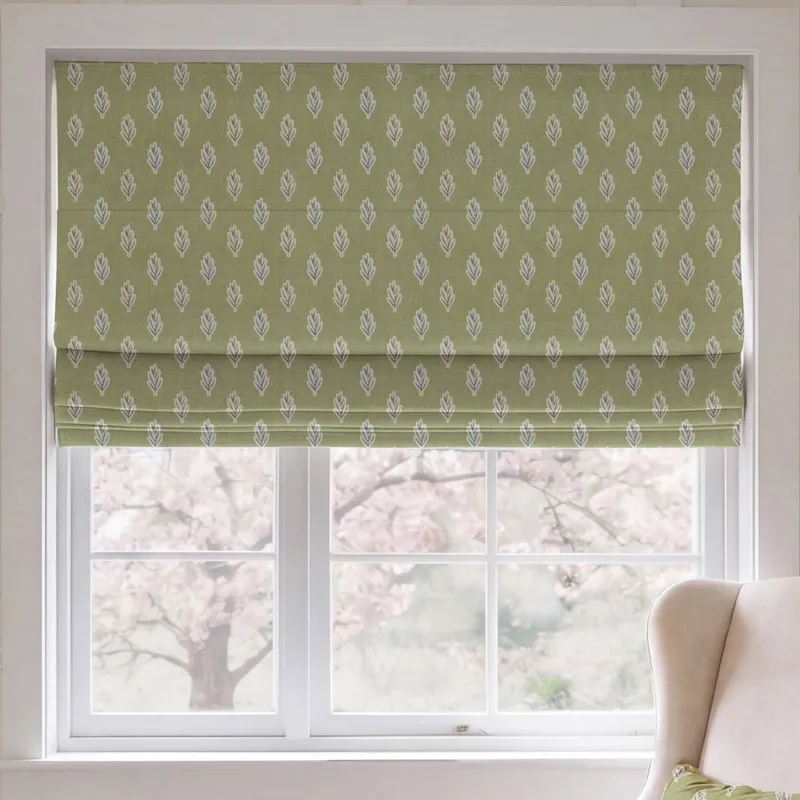 Ante Decor Hidcote Made To Measure Roman Blind Pistachio