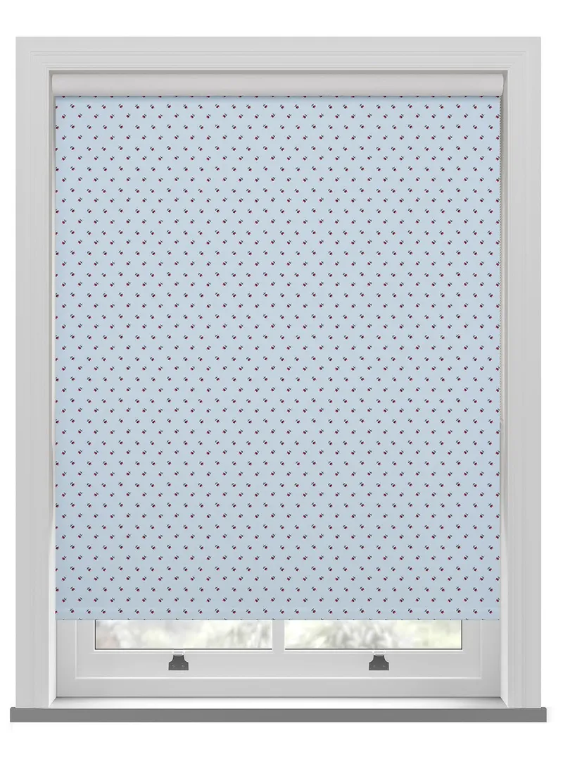 Cath Kidston Rose Bud Blue Roller Blind