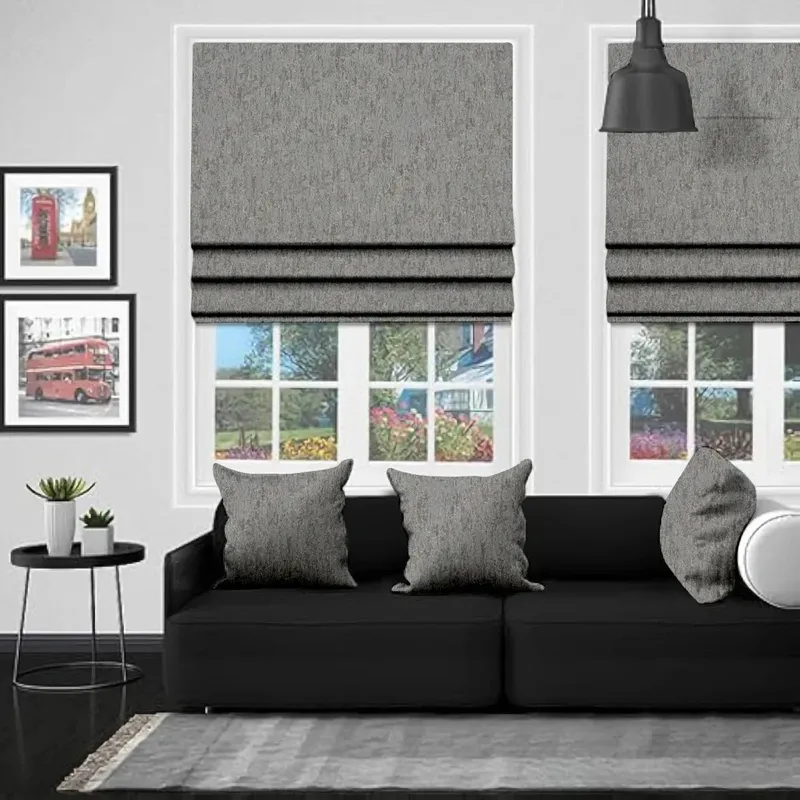 Eb Celina Silver Roman Blind