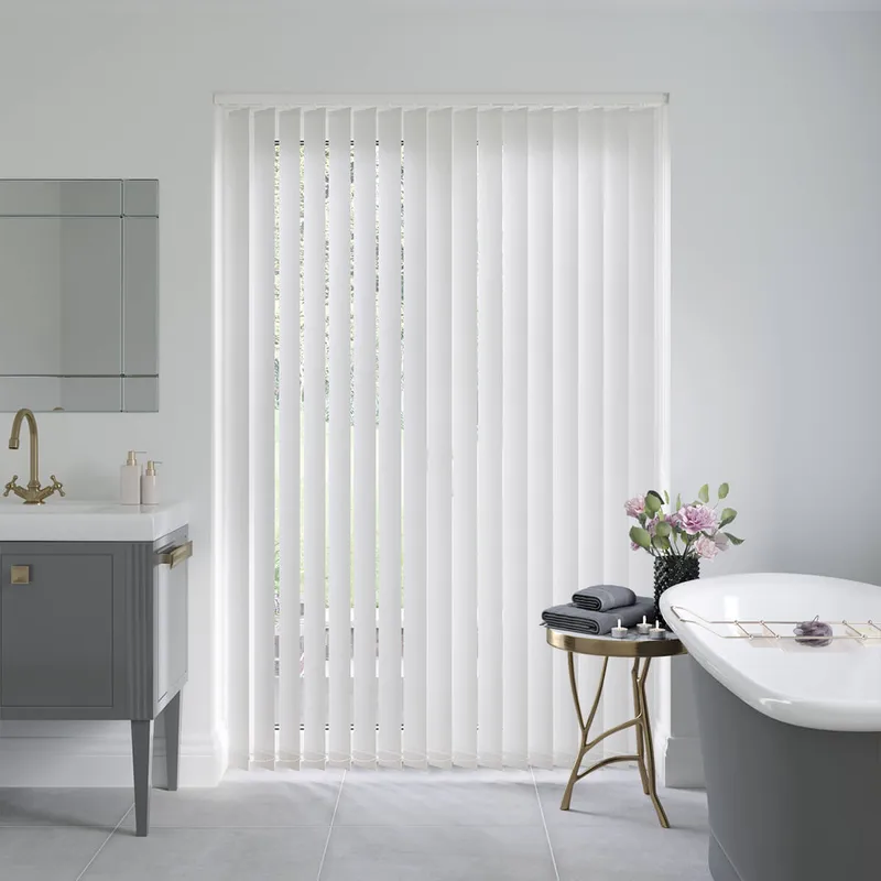 Nashville White Vertical Blinds