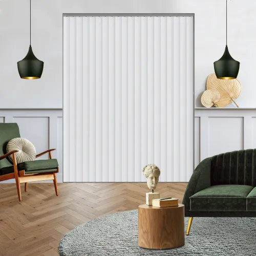 Nico White Rigid Pvc Vertical Blind