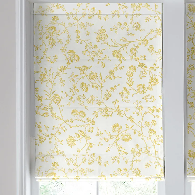Laura Ashley Aria Made To Measure Roman Blind Ochre