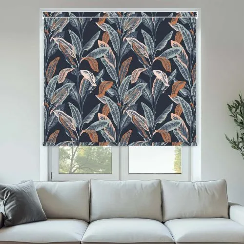 Island Palm Lagoon No Drill Roller Blinds - Shop Now