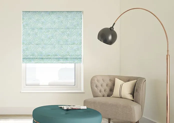 Goa Celeste Blue - Roman Blind