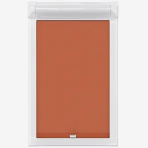 Deluxe Plain Orange Marmalade Perfect Fit Roller Blind