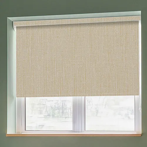 Perrie Lemon Light Filtering Roller Blinds