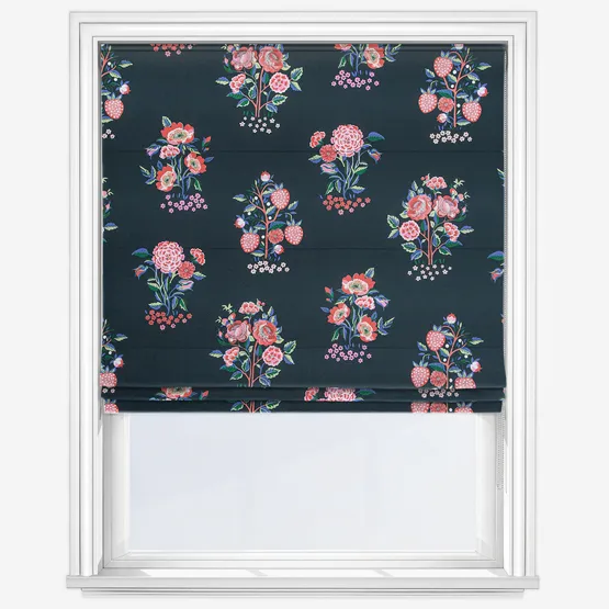 Cath Kidston Kingdom Posey Navy Roman Blind