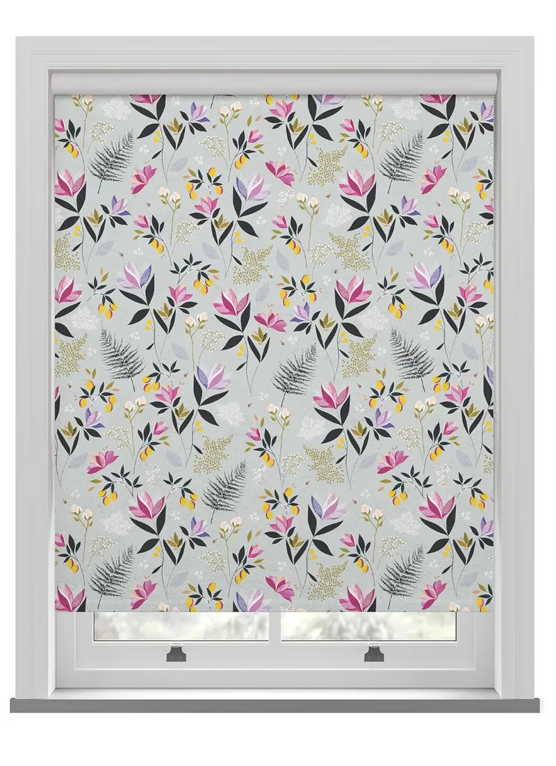 Sara Miller Orchard Floral Duckegg Roller Blind