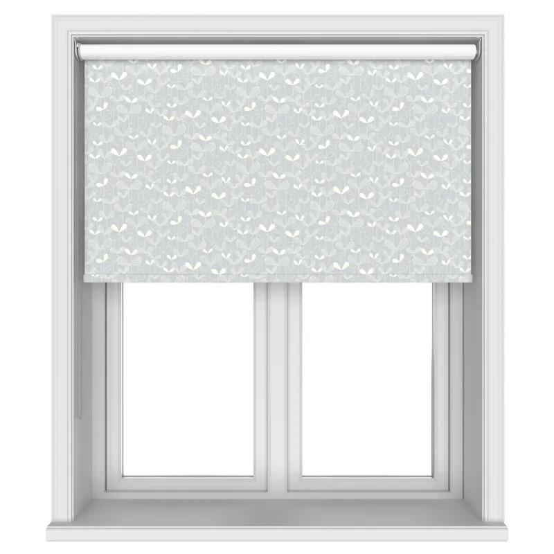 Missprint Blackout Saplings Cloud Grey Blinds Uk