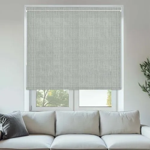 Bergen Silver Pelmet Roller Blinds - Stylish Window Coverings