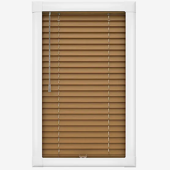 Premier True Oak Perfect Fit Wooden Blind