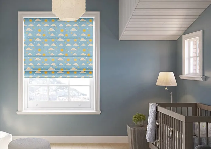Cloud Nine Sunshine - Roman Blind
