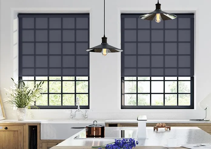 Roma Night Blue - Roller Blind