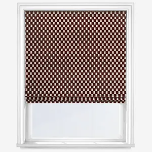 Camengo Scacchiera Terre De Sienne Roman Blind