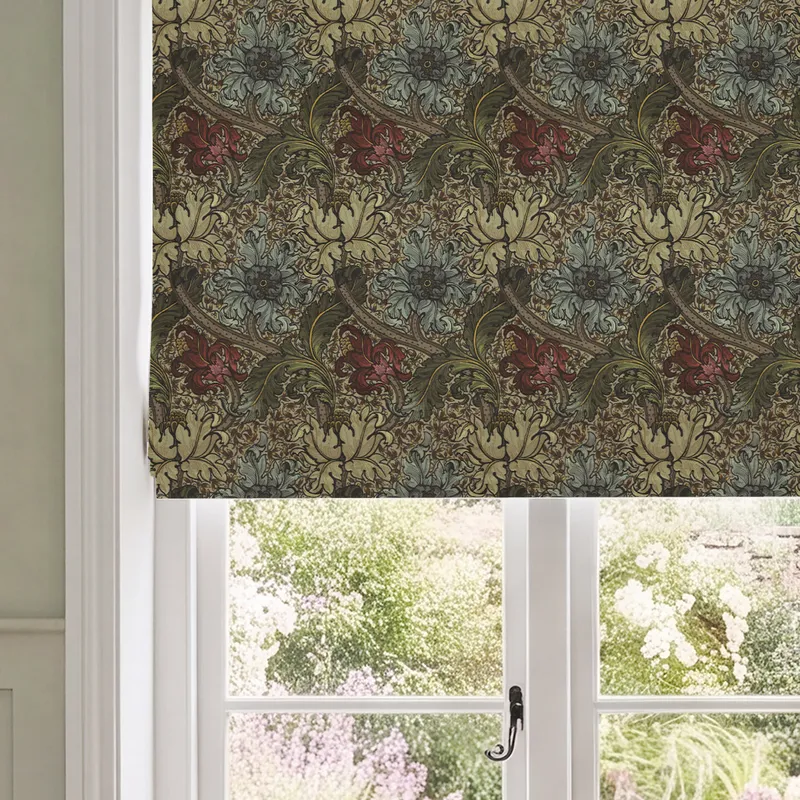 House Llewelyn-bowen Morris Major Printed Made To Measure Roman Blind Florentine
