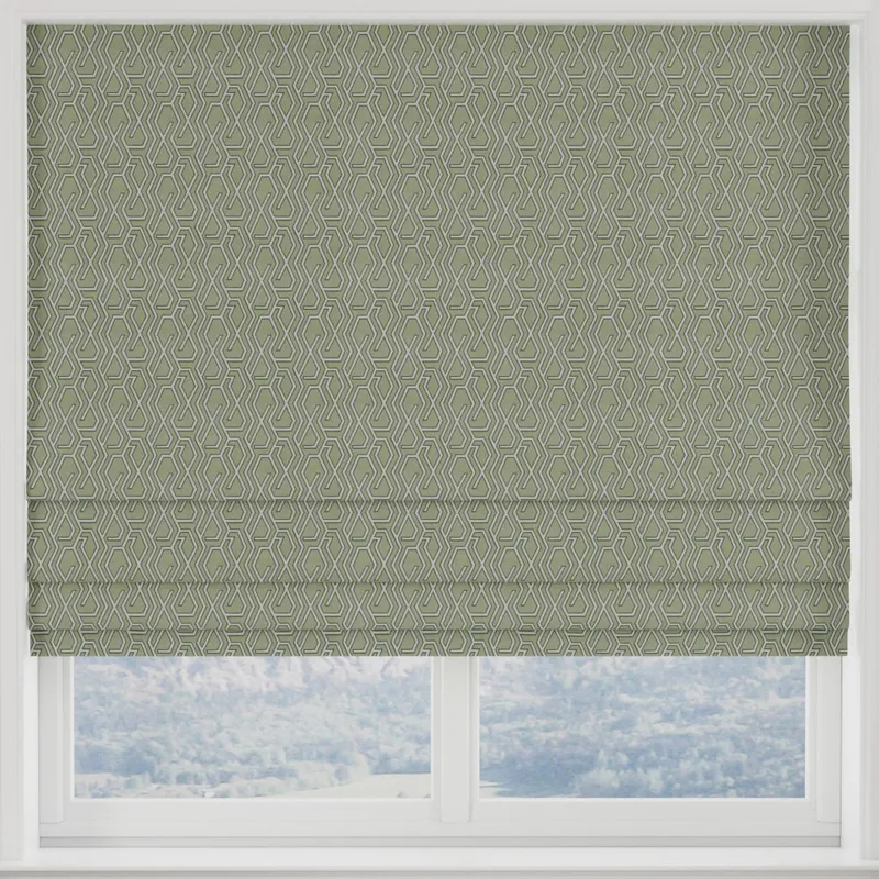 Manhattan Made To Measure Roman Blind Moss