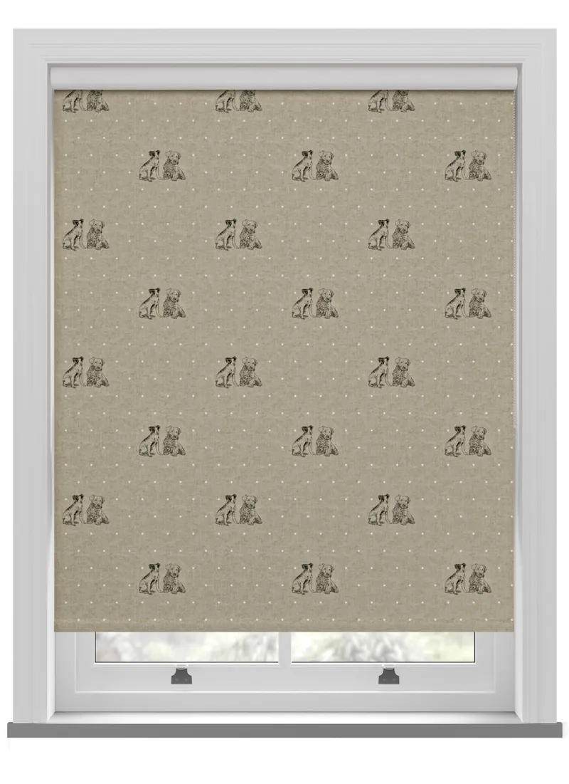 Emily Bond Millie Linen Roller Blind
