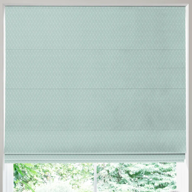 Kivu Made To Measure Roman Blind Aquamarine