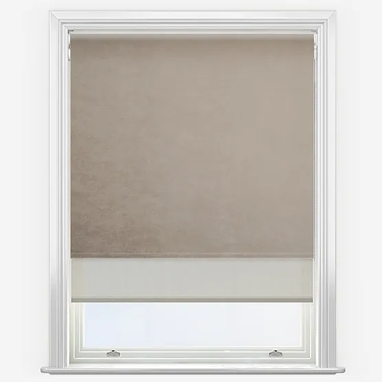 Double Roller Orissa Stone & Natural Double Roller Blind