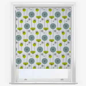 Sonova Studio Nordic Pods Duck Egg Chartreuse Roller Blind