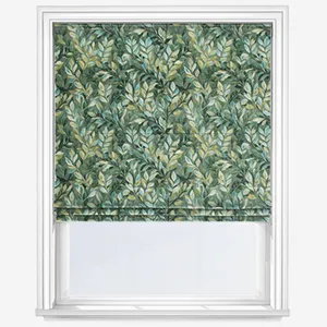 Willow Verdigris Roman Blind