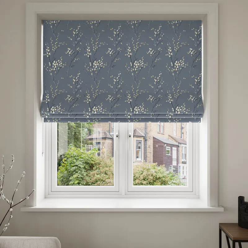 Laura Ashley Pussy Willow Dark Seaspray Blinds Uk