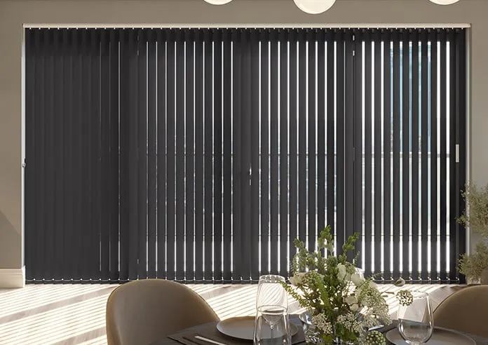 Trinity (Blackout) Cosmic Black - Vertical Blind