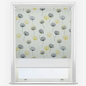 Calista Citrus & White Double Roller Blind