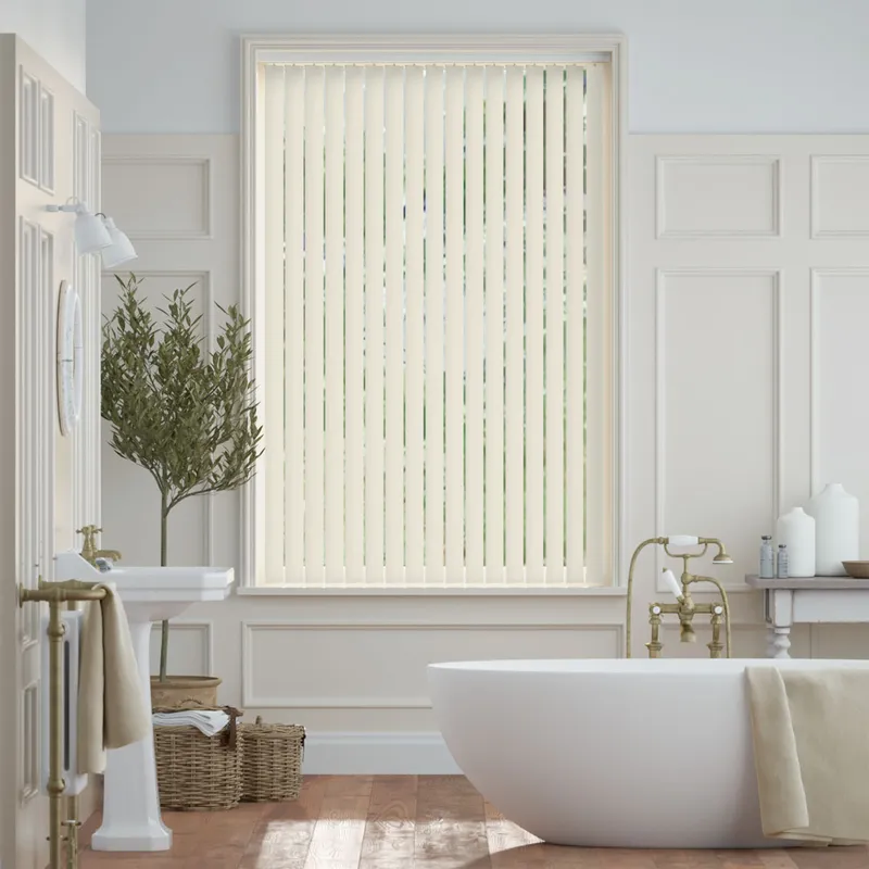 Pvc Metropolis Taupe Blackout Vertical Blind