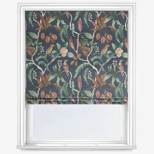 Sumatra Cobalt Roman Blind