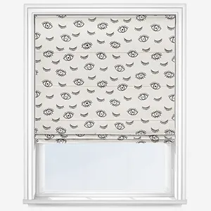 Wink Mono White Roman Blind