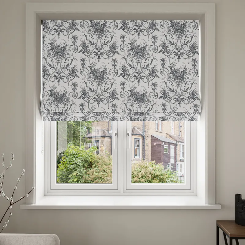 Laura Ashley Tuileries Charcoal Blinds Uk