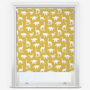 Sonova Studio Dinosaur Sunshine Yellow Roller Blind