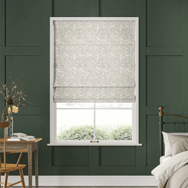 William Morris At Home Acanthus Boucle Mist - Designer Roman Blind