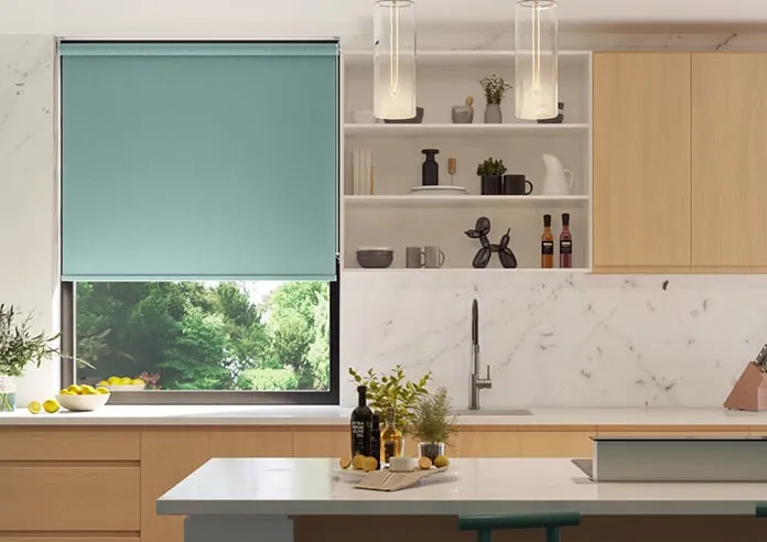 Trinity (Fr Blackout) Blue Haze - Roller Blind